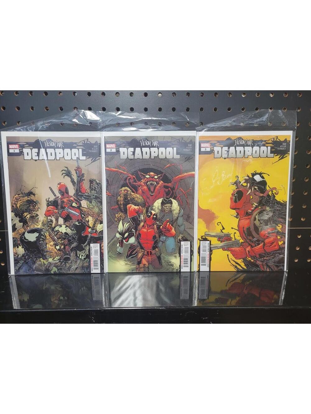 Venom War: Deadpool #1-3 Complete Set (2024) Marvel NM Lot